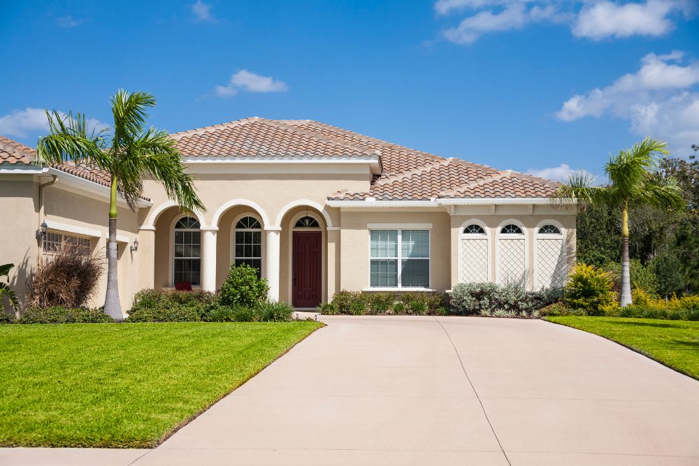 Roof on Florida home