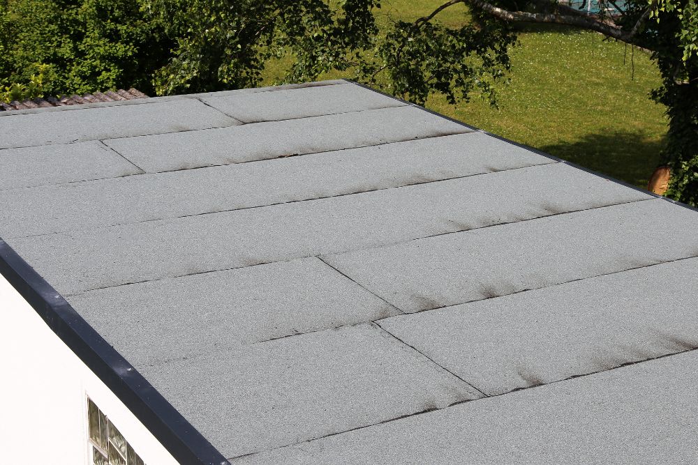 What is a flat roof